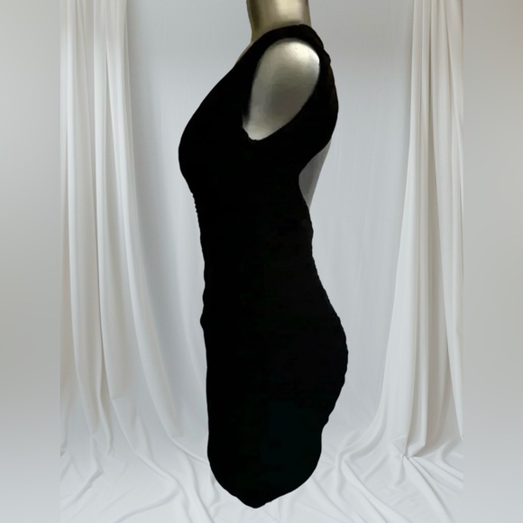 ✅BCBG Maxazaria  Rauched Black Dress - Picture 8 of 16